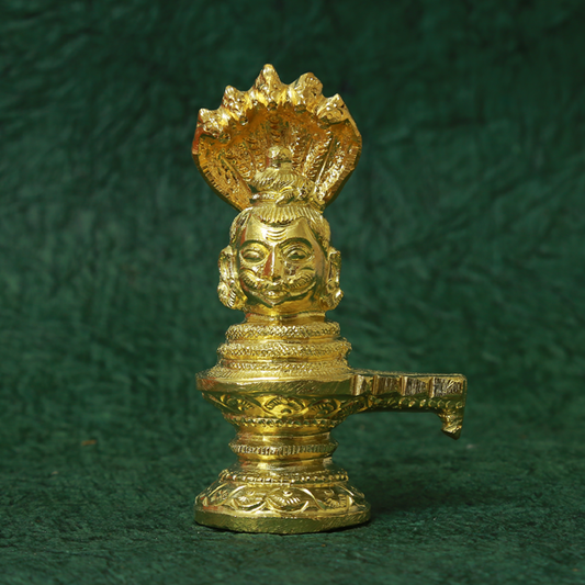Brass Shiva with Shivling & Shesnaag Idol