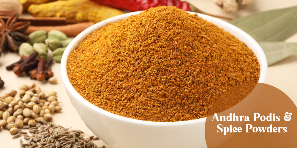 Andhra Podi/Spice Powders for A Delicious Meal Addition