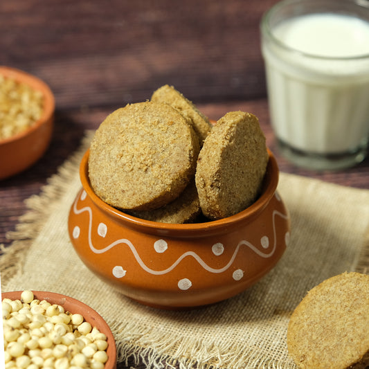 Jowar Biscuits With Palm Jaggery