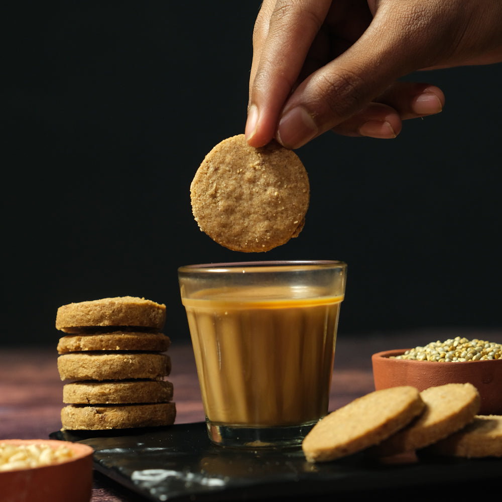 Bajra Biscuits With Palm Jaggery