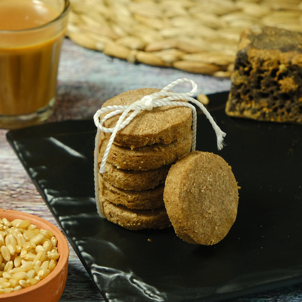 Finger Millet Biscuits with Palm Jaggery