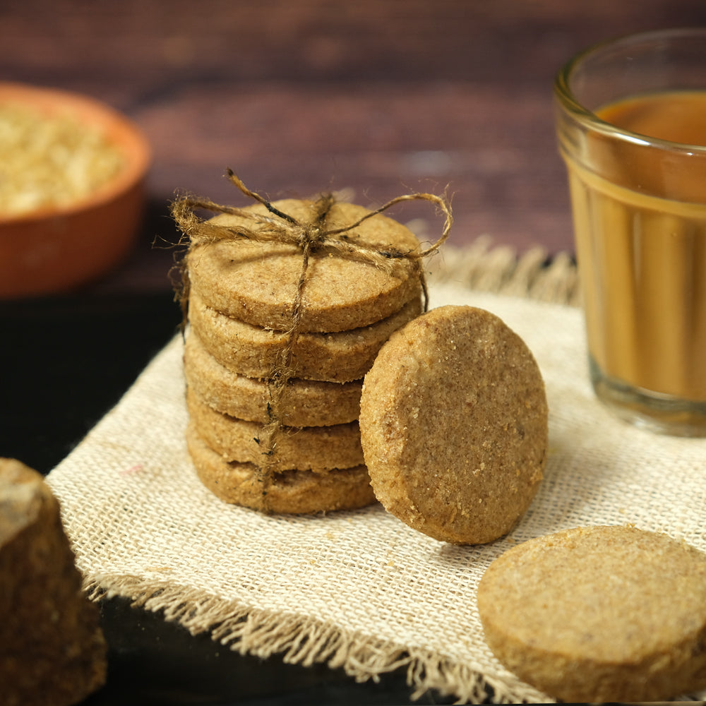Kodo Millet Biscuits With Palm Jaggery